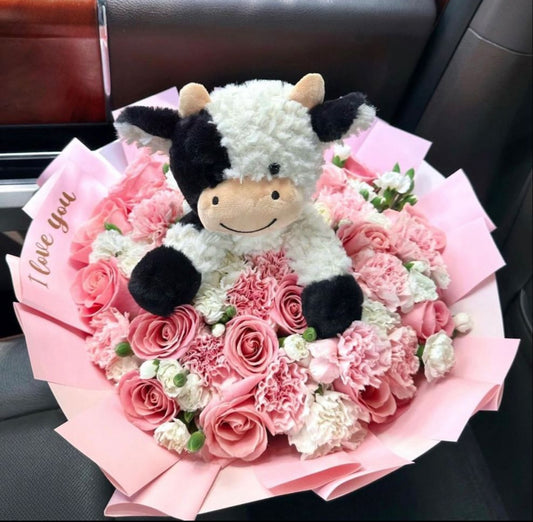 Cow Ramo Bouquet