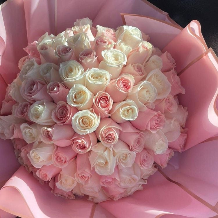 Pink flower bouquet discount