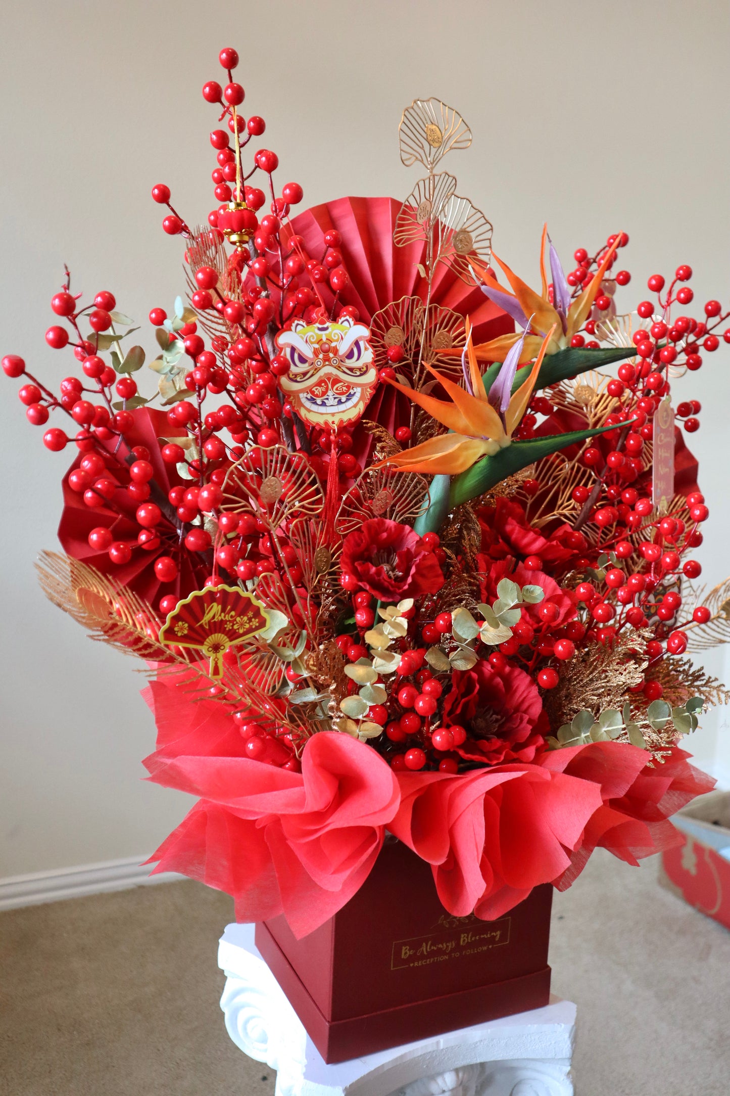 Lunar New Year Artificial Flowers 01